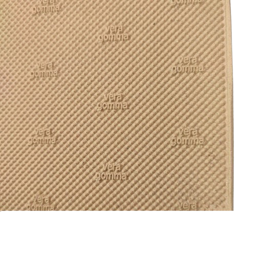 Guma twarda do butów na fleki  Vera gomma 6 mm 50 x 50 beżowa