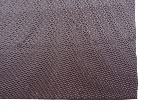 Guma do butów na fleki spody 4 mm 25 x 25 brązowa