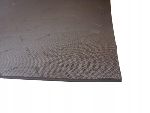 Guma do butów na fleki spody 4 mm 25 x 25 brązowa