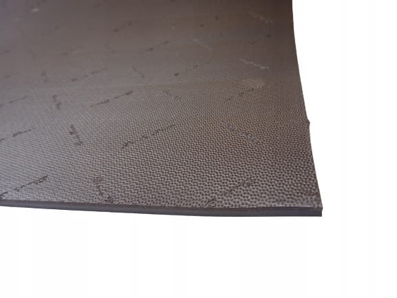 Guma do butów na fleki spody 4 mm 25 x 25 brązowa