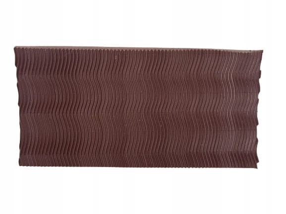 Guma zimowa fala 6 mm do butów na fleki 10 x 20 cm brązowa