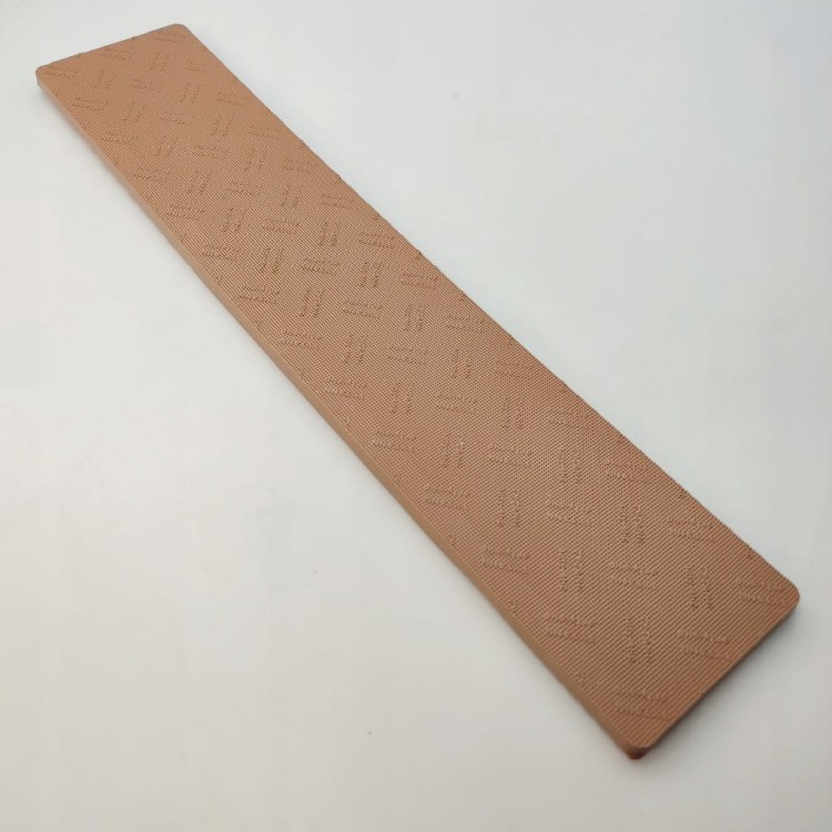 Guma 6 mm na fleki bardzo mocna 7 x 35 cm beżowa