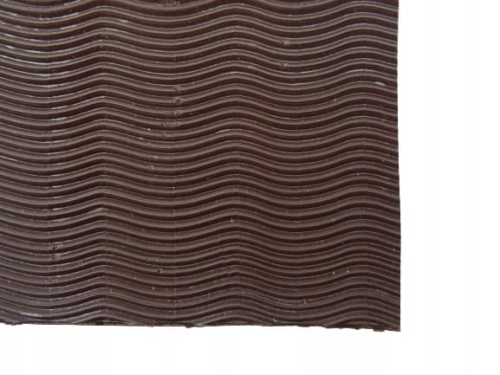 Guma zimowa fala 3 mm do butów na zelówki 28 x 20 cm brąz