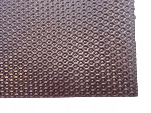 Guma mocna 4 mm na zelówki spody 65 x 48 brązowa