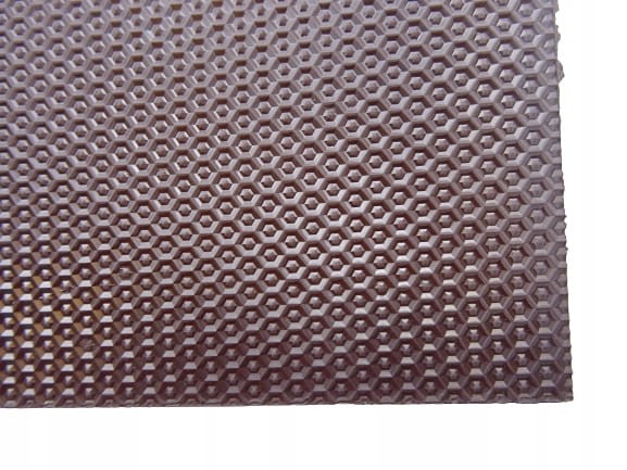 Guma mocna 4 mm na zelówki spody 65 x 48 brązowa
