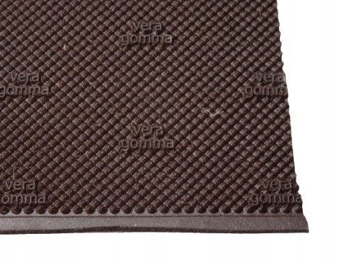 Guma do butów na zelówki spody 3 mm 50 x 50 brąz
