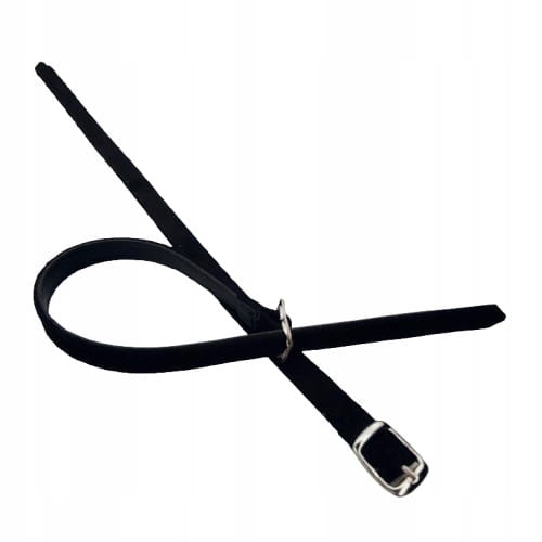 Paski paseczki do butów zamszowe szersze 10 mm / 30 cm czarne
