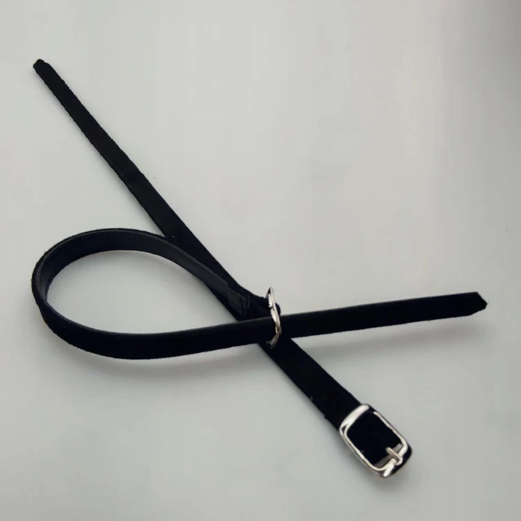 Paski paseczki do butów zamszowe szersze 10 mm / 30 cm czarne