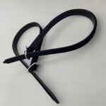 Paski paseczki do butów zamszowe szersze 10 mm / 30 cm czarne