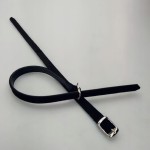 Paski paseczki do butów zamszowe szersze 10 mm / 30 cm czarne