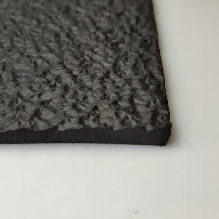 Guma styrogum 4 mm do butów na fleki spody 36 x 50 cm czarna