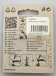 Oczka NIERDZEWNE z mini praską 5,5 mm 20 sztuk oczek czarne
