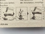 Oczka NIERDZEWNE z mini praską 5,5 mm 20 sztuk oczek czarne