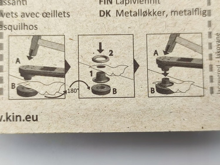 Oczka NIERDZEWNE z mini praską 5,5 mm 20 sztuk oczek czarne