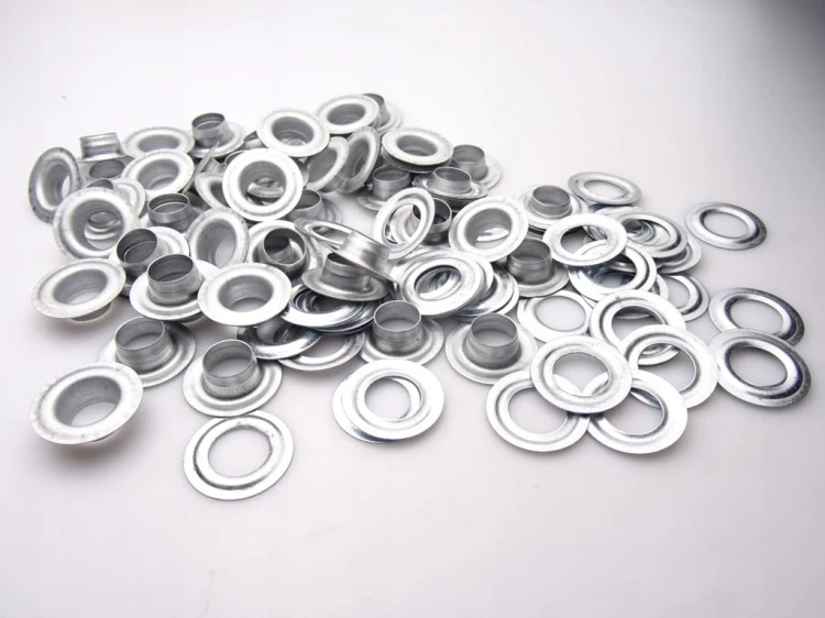 Oczka ocynk ocynkowane plandekowe banerowe 12 / 24 / 8 mm 100 sztuk