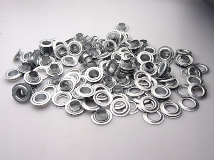 Oczka ocynk ocynkowane plandekowe banerowe 10 / 20 / 6,5 mm 1000 sztuk