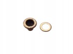 Oczka metalowe kaletnicze szewskie 4 / 8 / 6 mm 100 sztuk stare złoto