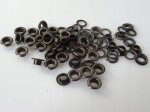 Oczka Polskie metalowe z podkładką 5 / 10 / 4,5 mm 100 sztuk czarny oxyda