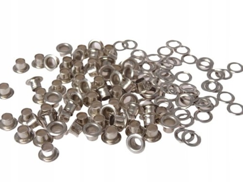 Oczka Polskie metalowe kaletnicze szewskie 4 / 7,5 / 4,5 mm 1000 sztuk