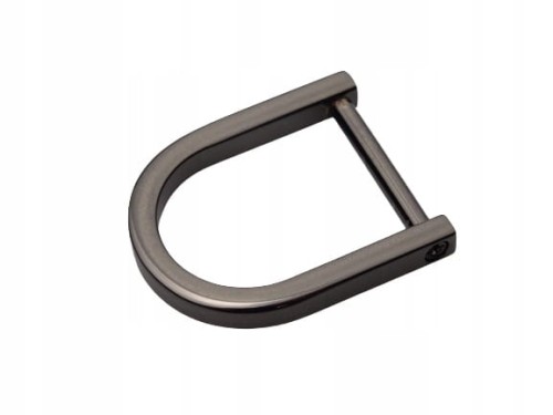 Półkole kaletnicze szlufka skręcana 20 mm czarne