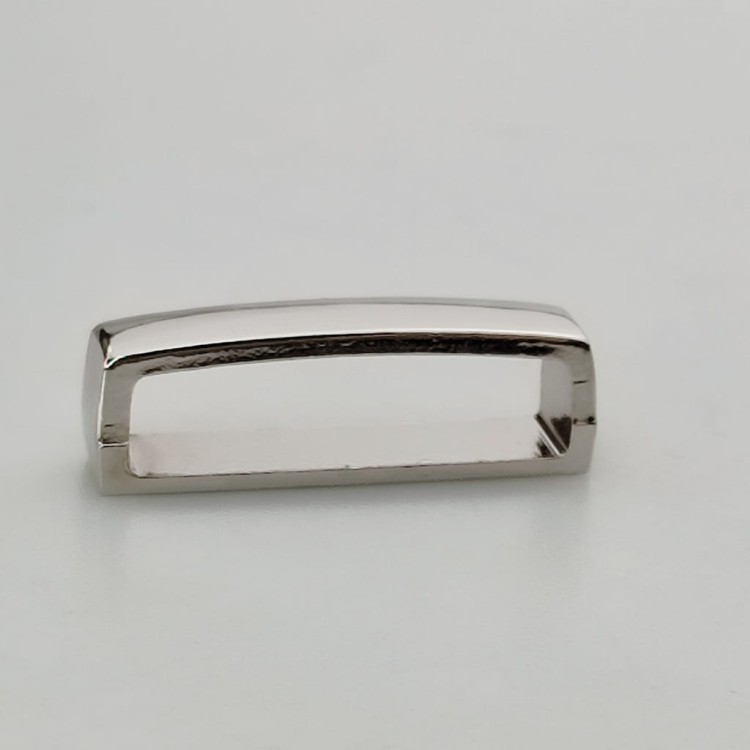 Szlufka metalowa do paska spodni 20 mm / 2 cm srebrna 1 sztuka