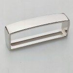 Szlufka metalowa do paska spodni 40 mm / 4 cm srebrna 1 sztuka