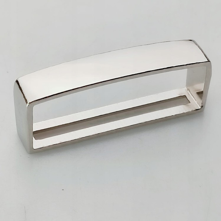 Szlufka metalowa do paska spodni 40 mm / 4 cm srebrna 1 sztuka
