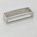 Szlufka metalowa do paska spodni 40 mm / 4 cm srebrna 1 sztuka