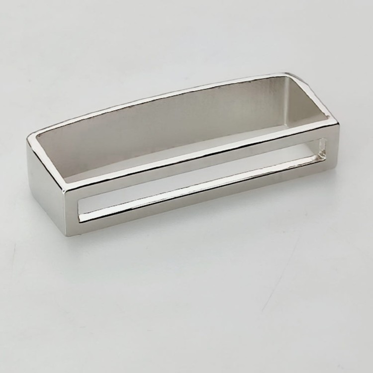 Szlufka metalowa do paska spodni 40 mm / 4 cm srebrna 1 sztuka