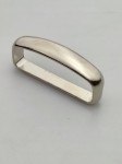 Szlufka metalowa do paska 30 mm / 3 cm srebrna