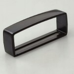 Szlufka metalowa do paska spodni 40 mm / 4 cm czarny mat 1 sztuka
