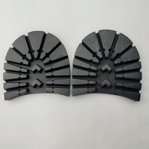 Fleki gumowe damskie do butów traper 83 x 81 mm czarne