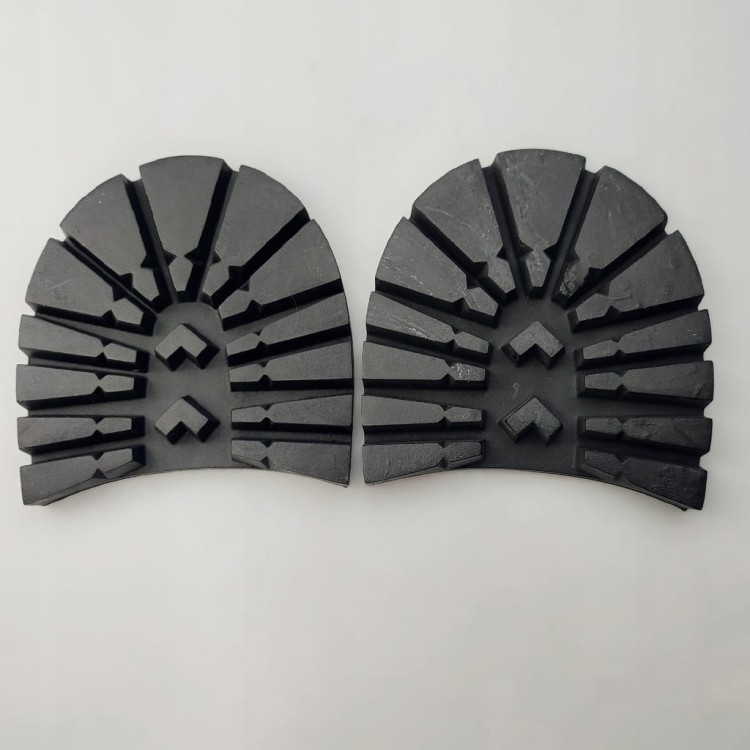 Fleki gumowe damskie do butów traper 83 x 81 mm czarne