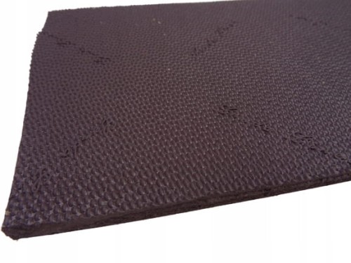 Guma twarda do butów na fleki 5 mm 10 x 20 cm brązowa
