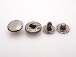 Napy zatrzaski kaletnicze Alfa 10 mm 50 sztuk czarne