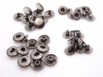 Napy zatrzaski kaletnicze Alfa 10 mm 50 sztuk czarne