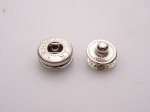 Napy zatrzaski kaletnicze alfa 10mm nikiel 100 szt