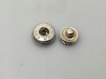 Napy zatrzaki alfa nikiel kaletnicze 15 mm 50 szt