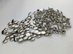 Nity zbitki kaletnicze szewskie 12 / 3 / 15 mm srebrny 1000 sztuk