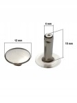 Nity zbitki kaletnicze szewskie 12 / 4 / 15 mm srebrny 100 sztuk