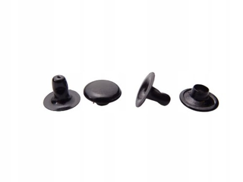 Nity zbitki kaletnicze 8 / 3 / 5 mm czarne 10 sztuk