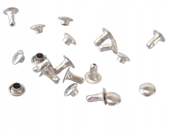 Nity zbitki kaletnicze szewskie nikiel 6 mm 1000sz