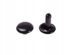 Nity zbitki dwustronne 8 mm LUX czarny mat 1000 sztuk