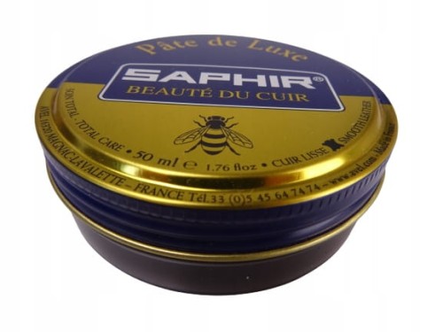 Pasta tradycyjna do butów Saphir ciemny brąz 50 ml