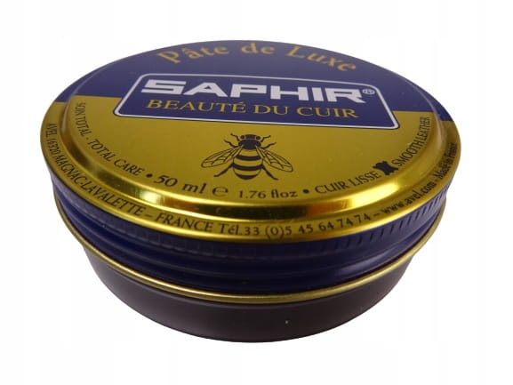 Pasta tradycyjna do butów Saphir ciemny brąz 50 ml
