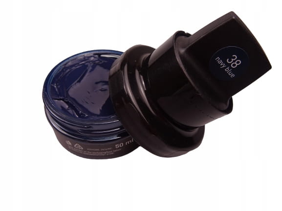 Pasta krem ELEGANCE z gąbką do butów Coccine granatowy 50 ml