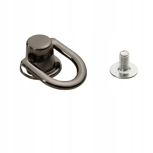 Uchwyt do torebki okucie kaletnicze 12 mm czarny nikiel