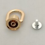 Uchwyt do torebki okucie kaletnicze 12 mm złoty