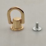 Uchwyt do torebki okucie kaletnicze 12 mm złoty