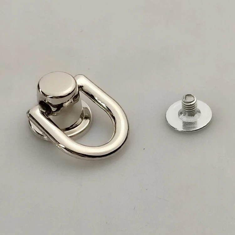 Uchwyt do torebki okucie kaletnicze 12 mm nikiel